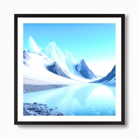 Iceberg Stock Videos & Royalty-Free Footage Art Print