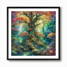 Fantasy Forest   Art Print