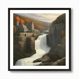 Ny Waterfall Art Print