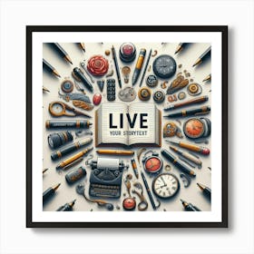 Live Your Story Art Print