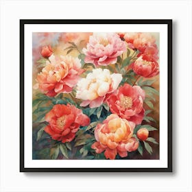 Peonies 6 Art Print