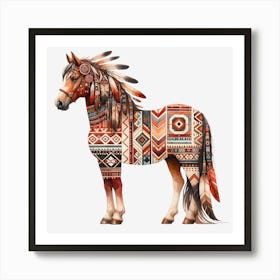 Indian Horse Art Print