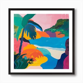 Abstract Travel Collection Barbados 2 Art Print