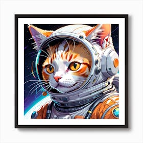 Cat In Space 1 Art Print