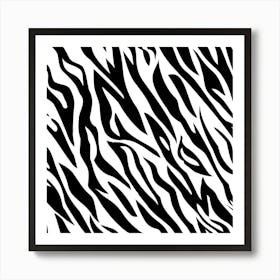 Zebra Print Art Print