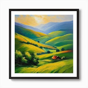 Landscape Painting 138 Art Print