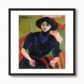 Portrait Of A Woman Art Print