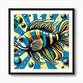 Betta Fish Art Print