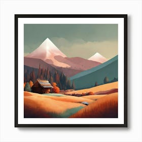 Landscape Painting Art Print