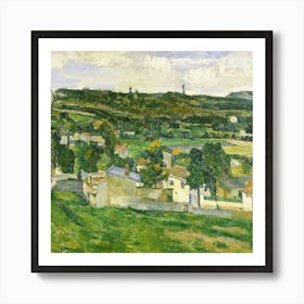 Claude Monet Oil Painting Landscape Illustration 6 Art Print