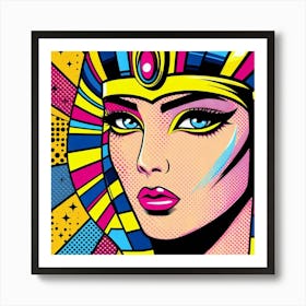 Pop Egyptian Nesma Rhyme Art Print