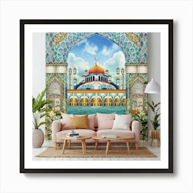 Muslim Mosque Art Print