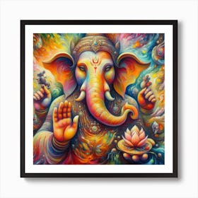 Ganesha 8 Art Print