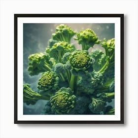 Florets Of Broccoli 11 Art Print
