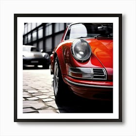 Porsche Car Automobile Vehicle Automotive German Brand Logo Iconic Luxury Performance Inn (2) Art Print