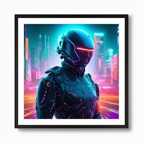 Sci - Fi Futurist Art Print