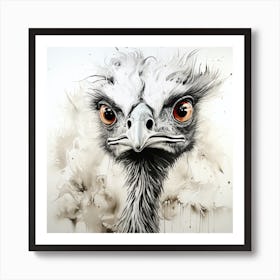 Ostrich 3 Art Print