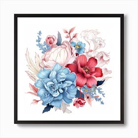 Floral Bouquet 5 Art Print