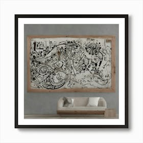 Abstract Painting 18 Art Print