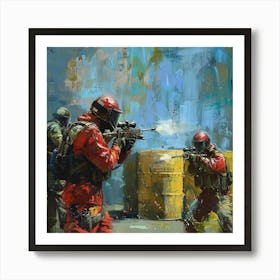 Paintball Art Print