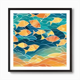 Fishes In The Sea 6 Art Print