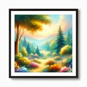 Landscape Painting 193 Art Print