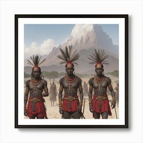 African Tribesmen(1) Art Print