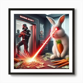 Star Wars Bunny Art Print