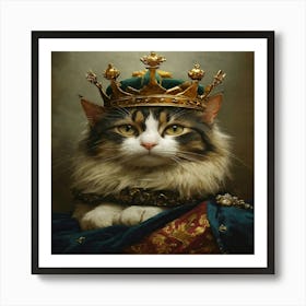 King Cat 3 Art Print