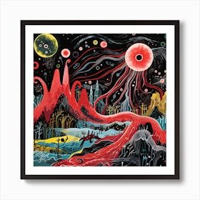 'Alien Planet' Art Print