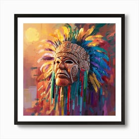 Indian Mask 1 Art Print