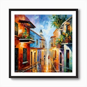 Street Scene 1 Art Print