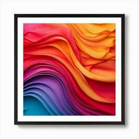 Abstract Colorful Background Art Print