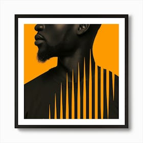 Portrait Of African Man Art Print