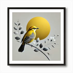 Yellow Bird Art Print