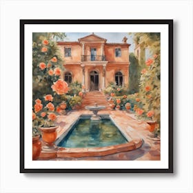 Villa Theresa Art Print