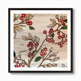 Winterberries Art Print