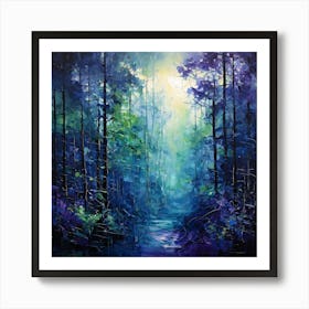 Forest Path 1 Art Print