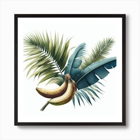 Banana palm 2 Art Print