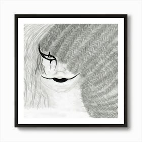 Face Of A Woman 2 Art Print