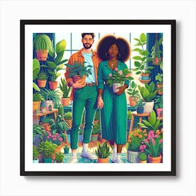 plant parents Art Print