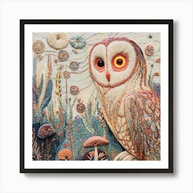 Owl Fantasy Art Print