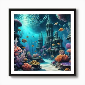 Underwater City Poster