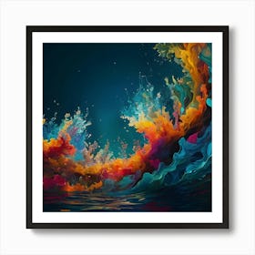 Abstract Painting 19 Art Print