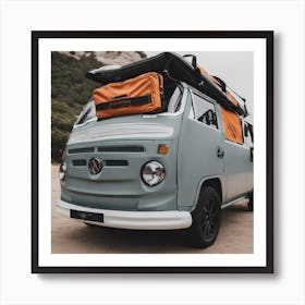 Vw Camper Van Art Print