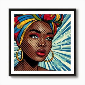 Yetunde Pop African Woman Art Print