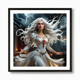 White Witch Art Print