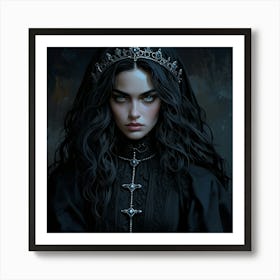 Gothic Girl 2 Art Print