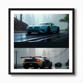 Electric Cars 2 ( Fromhifitowifi ) Art Print