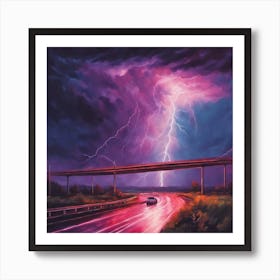 Electric Highway Art Print